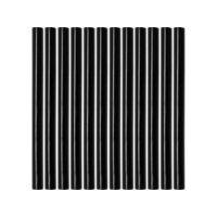 Set 12 buc batoane plastic, 7,2x100mm, negru Yato YT-82441