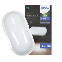 Aplica LED ovala cu senzor de miscare 20W 6500K 265E IP54 FUCIDA FH1955