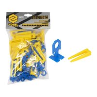 Sistem nivelare placi 2mm 50clips+50pene Vorel 04731