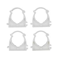 Set 4 cleme blocabile suport țeava, 28mm Vorel 54835