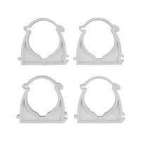 Set 4 cleme blocabile suport țeava, 40mm Vorel 54837