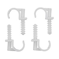 Set 4 cleme simple, montare rapida, 20mm Vorel 54852