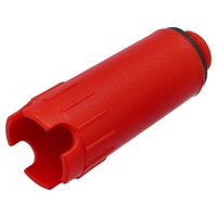 Dop de proba cu garnitura, 1/2", roșu Vorel 54901