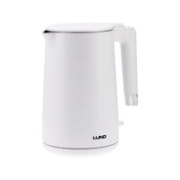 Fierbator electric 1,5l alb, cool touch Lund 68207