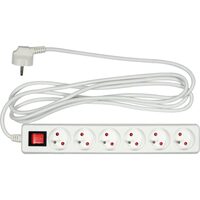 Prelungitor cu Intrerupator, 6 prize 3m Vorel 72531