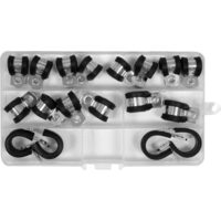 Set cleme oțel inoxidabil+cauciuc 18 buc Yato YT-067833