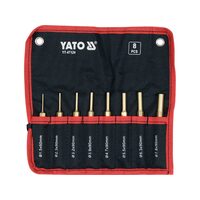 Set dornuri din alama, 8 piese Yato YT-47124