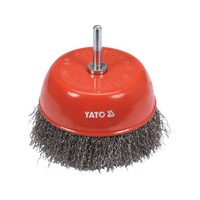Perie cupa ax 100mm sarma inox Yato YT-47511