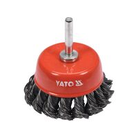 Perie cupa cu ax 65mm, toroane din sarma Yato YT-47518