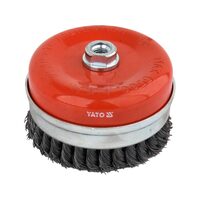 Perie cupa 125mm m14 toroane oțel inoxid Yato YT-47691