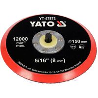 Disc de lustruit cu velcro 150mm th 5/16 Yato YT-47873