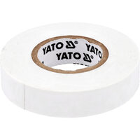 Banda izolatoare 15mmx20mx0.13mm, alba Yato YT-81596