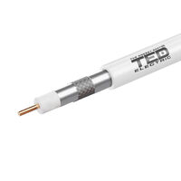 Cablu coaxial RG6 Tri-Shield CCS  Tresa CCA, rola 305ml, TED