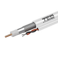Cablu coaxial RG6 CCS  CCA, rola 100m, TED