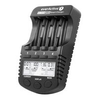 Incarcator Baterii Reincarcabile cu Procesor si Display LCD, Incarcare Individuala Pentru Fiecare Canal AA R6 AAA R3 Ni-Mh Ni-Cd, EverActive NC-1000+