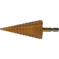 Burghiu metal hss titanat in trepte 4-30 mm DSH 155987
