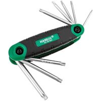 Chei torx, cr-v set 8 pliabil (t9, t10, t15, t20, t25, t27, t30, t40), Hanbon HB651603