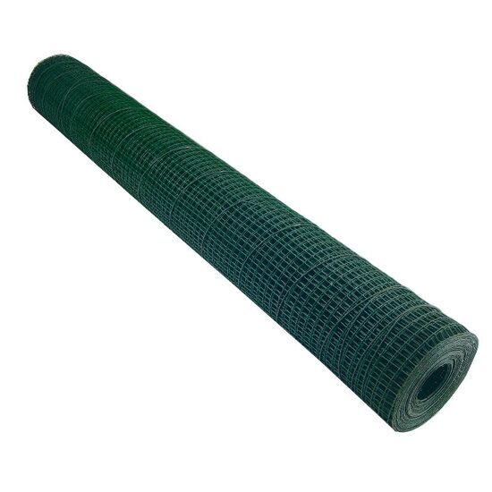 Plasa de sarma sudata plastifiata 1.2x10m 16x16x1mm