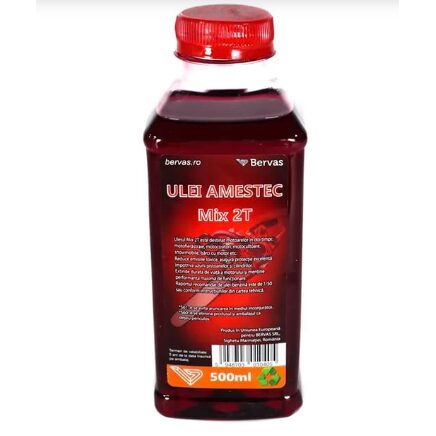 Vehicle Motor Oil Ulei amestec 2T 500ML rosu