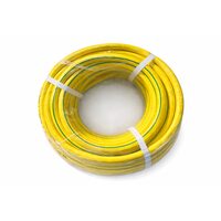 Furtun PVC cu insertie galben si set accesorii 1/2 20m/rol Valcor VLC63014