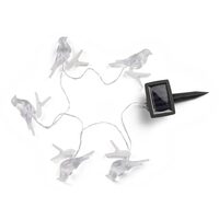 Ghirlanda solara 5x LED WW pasari 1.5m Entac