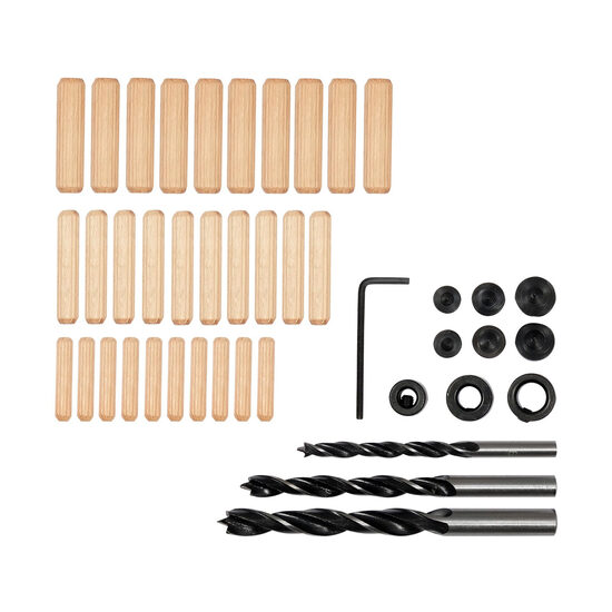 Set pt. imbinari cu dibluri lemn 43buc Vorel 24080