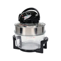 Cuptor cu halogen 17l negru Lund 67641