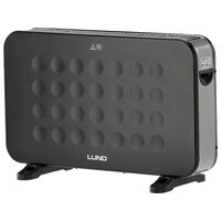 Convector electric 2000w negru Lund 68651