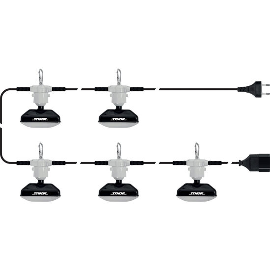 Set de lumini 5x900lm, 15,4m Sthor 82863