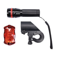 Set lampi bicicletă-față 3w cree+5 led Vorel 88422