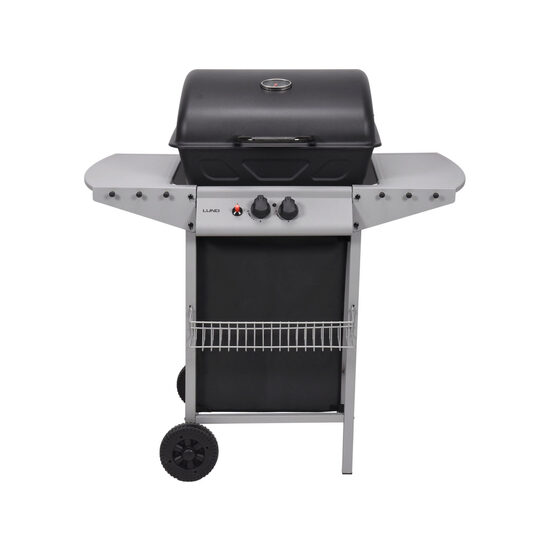 Grătar gaz, 2 arzătoare, 5,5kw Lund 99644