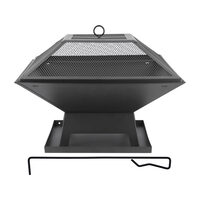 Vatra foc otel cu capac, 45 x 45 cm Lund 99715