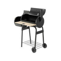 Gratar carbune cu afumatoare 60x30cm Lund 99901