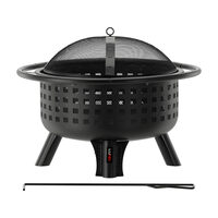 Vatra foc otel, 79x79x63 cm Lund 99915