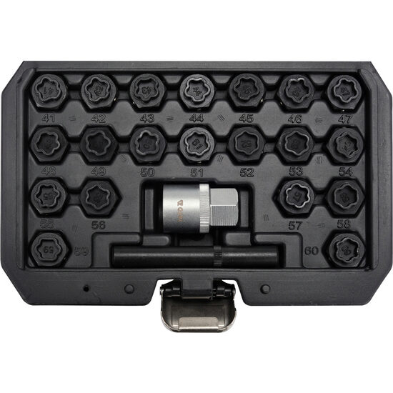 Set chei antifurt jante bmw, 22 piese Yato YT-060303