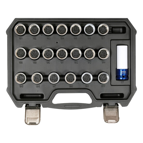 Set chei antifurt jante opel, 21 piese Yato YT-060306