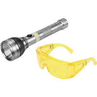 Set lanterna uv led si ochelari 3w Yato YT-08588