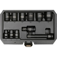 Set chei tubulare impact 1/2'', 11 piese Yato YT-10255