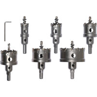 Set carote tct pentru metal, 6 buc Yato YT-44077