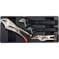 Insertie cleşte şi cheie reglabilă 4buc Yato YT-55444