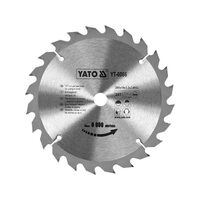 Disc circular pt lemn tct, 205x24tx18mm Yato YT-6066