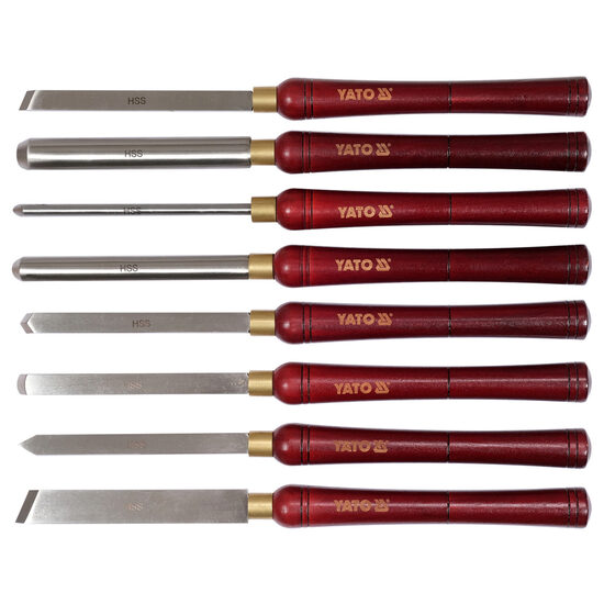 Set 8 dălți pentru prelucarea lemnului Yato YT-62780