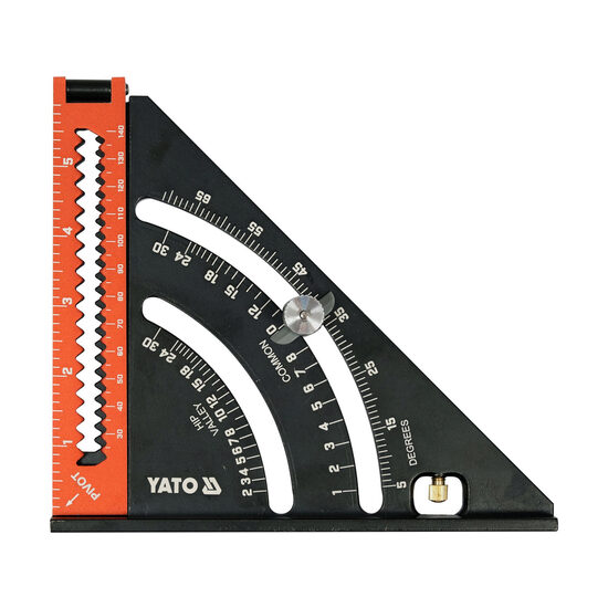 Echer reglabil cu picior aluminiu, 140mm Yato YT-70783