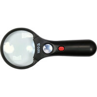Lupă două lentile 3.5x/45x,iluminare led Yato YT-73845