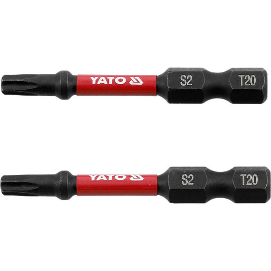 Biți de impact 1/4 50mm t20 2 buc Yato YT-78053