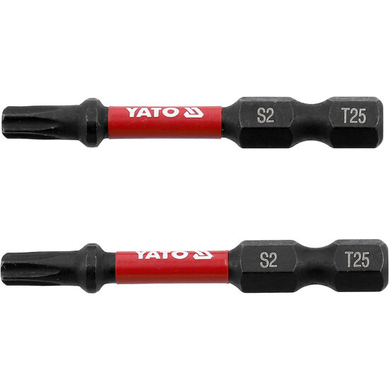 Biți de impact 1/4 50mm t25 2 buc Yato YT-78054