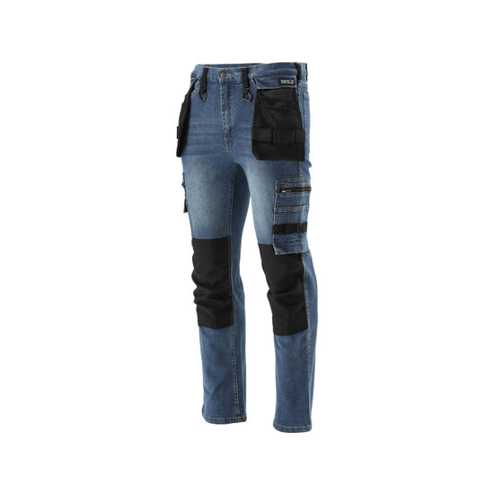 Pantaloni de lucru jeans, elastan, s Yato YT-79050
