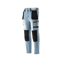 Pantaloni lucru jeans albast elastan 2xl Yato YT-79075