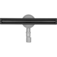 Rigolă duș "slim black" 50 cm Val 71635