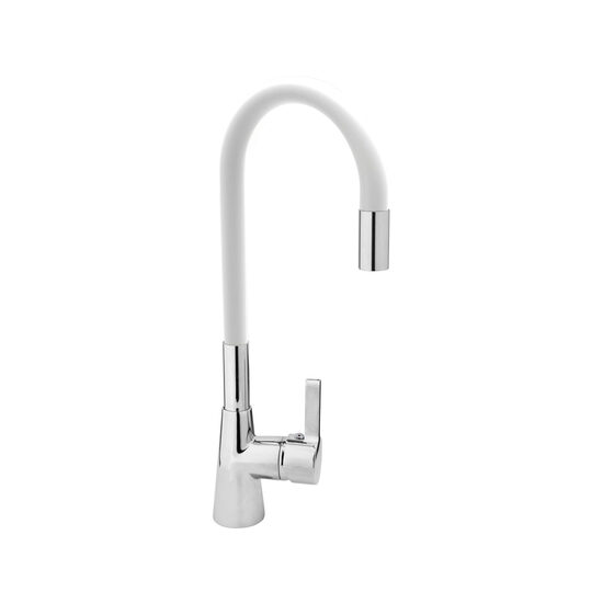 Baterie bucătărie flexible alb Fala 75706